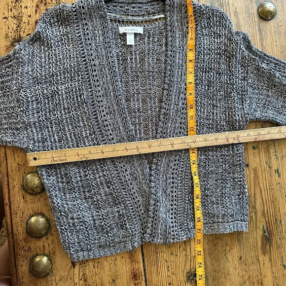 Dressbarn Gray Cardigan Sweater‎ Size Large - Picture 2 of 5